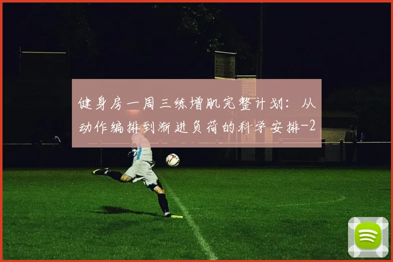 健身房一周三练增肌完整计划:从动作编排到渐进负荷的科学安排